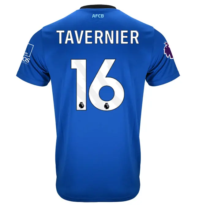 childrens-away-shirt-2526-blueblack-16-marcus-tavernier-away25ytshirt-16 Bournemouth Kit Collection | Premium AFC Bournemouth Merchandise