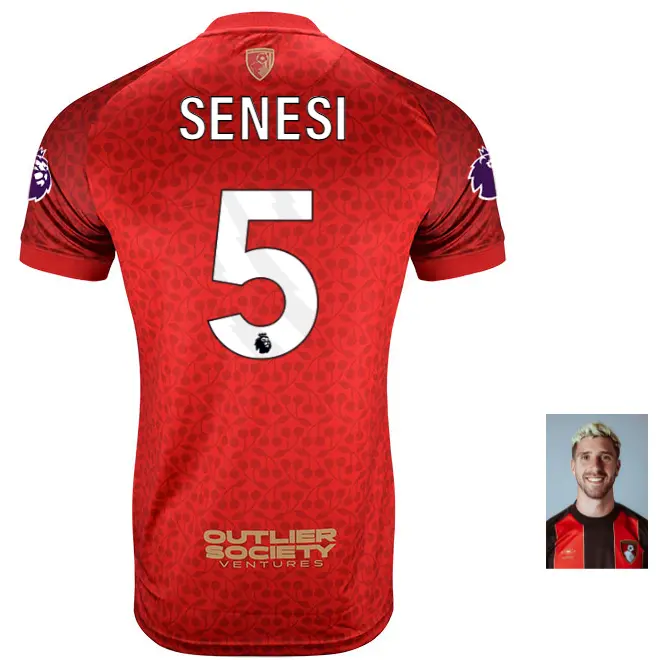 mbj-x-afcb-childrens-shirt-red-5-marcos-senesi-mbj24ytshirtred-05 Bournemouth Kit Collection | Premium AFC Bournemouth Merchandise