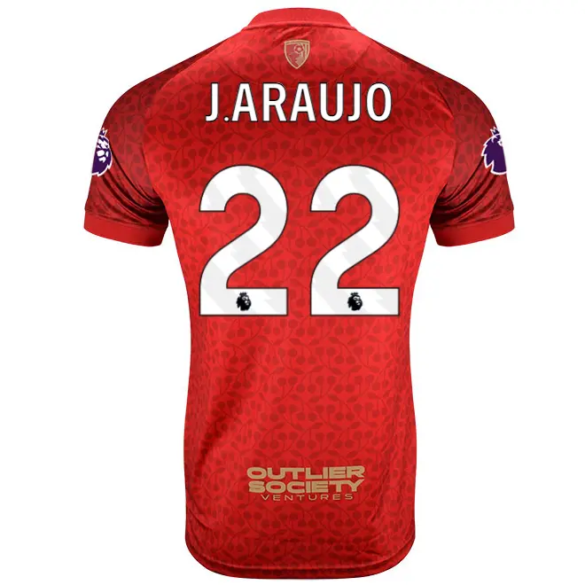 mbj-x-afcb-mens-shirt-red-22-julin-araujo-mbj24mnshirtred-22 Bournemouth Kit Collection | Premium AFC Bournemouth Merchandise