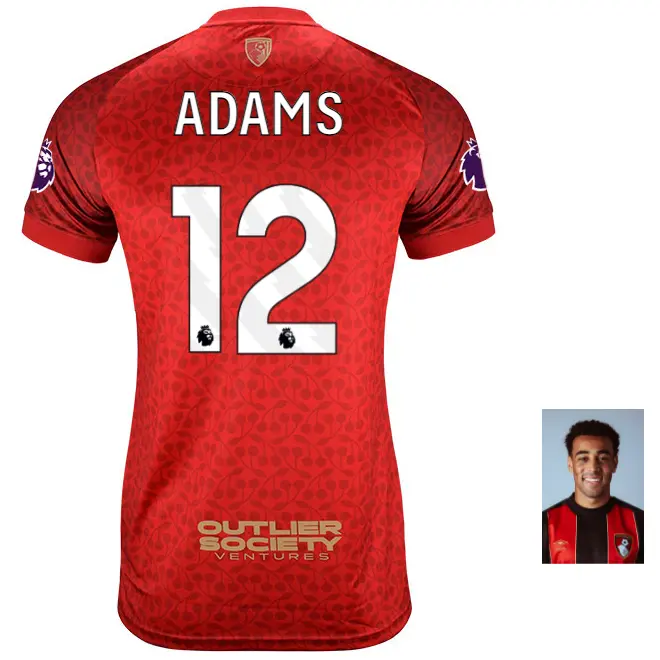 mbj-x-afcb-womens-shirt-red-12-tyler-adams-mbj24ldshirtred-12 Bournemouth Kit Collection | Premium AFC Bournemouth Merchandise