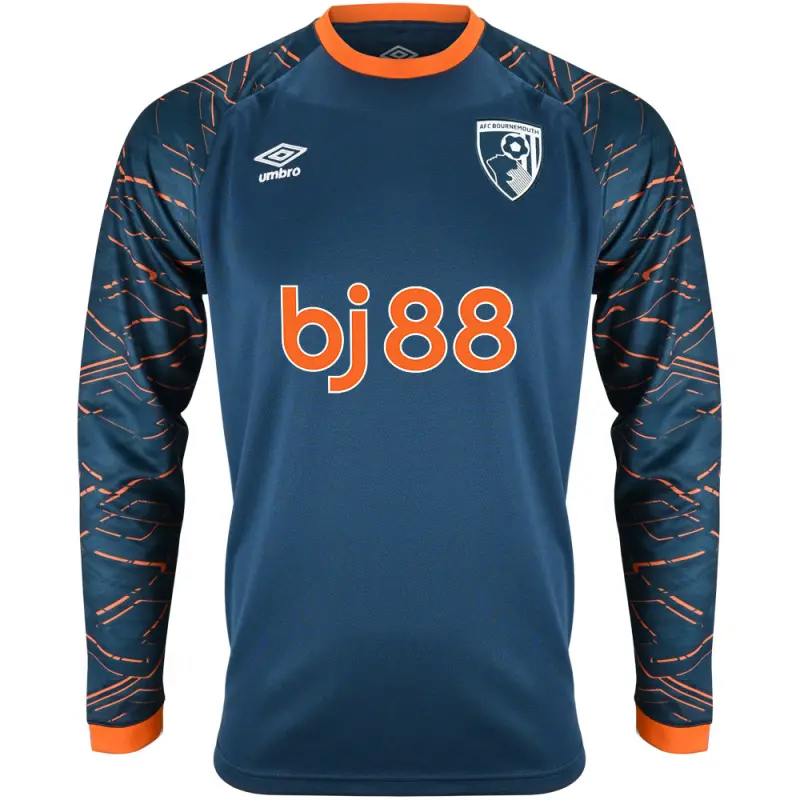 mens-goalkeeper-shirt-2526-majolica-blue-gk25mnshirtmb Bournemouth Kit Collection | Premium AFC Bournemouth Merchandise