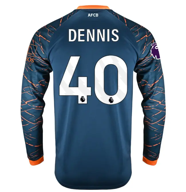 mens-unsponsored-gk-shirt-2526-majolica-blue-40-will-dennis-gk25umshirtmb-40 Bournemouth Kit Collection | Premium AFC Bournemouth Merchandise