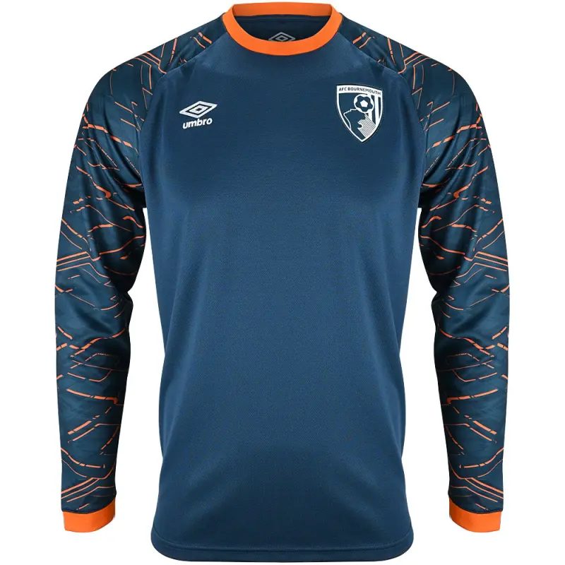 mens-unsponsored-gk-shirt-2526-majolica-blue-gk25umshirtmb Bournemouth Kit Collection | Premium AFC Bournemouth Merchandise