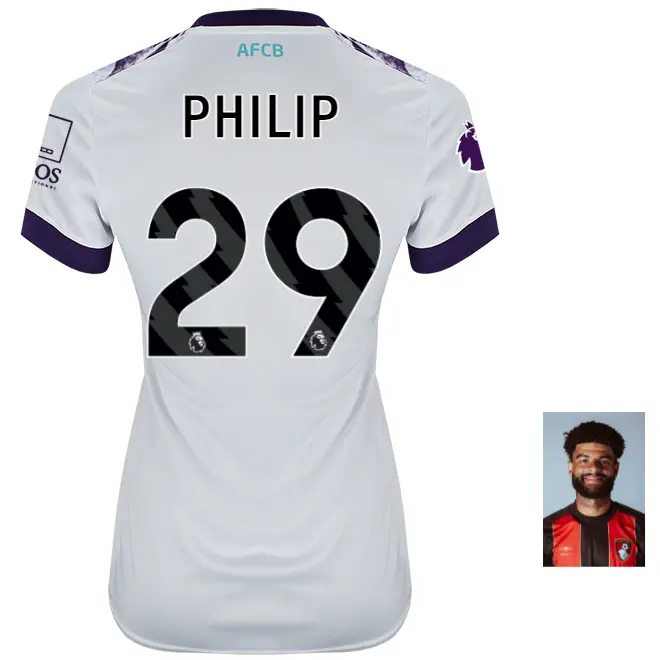 womens-away-shirt-2425-white-29-philip-billing-away24ldshirt-29 Bournemouth Kit Collection | Premium AFC Bournemouth Merchandise