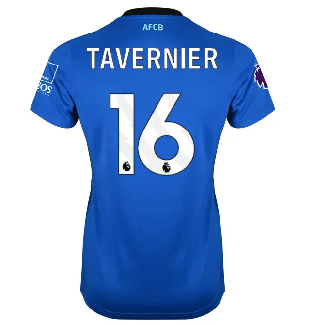 womens-away-shirt-2526-blueblack-16-marcus-tavernier-away25ldshirt-16 Bournemouth Kit Collection | Premium AFC Bournemouth Merchandise