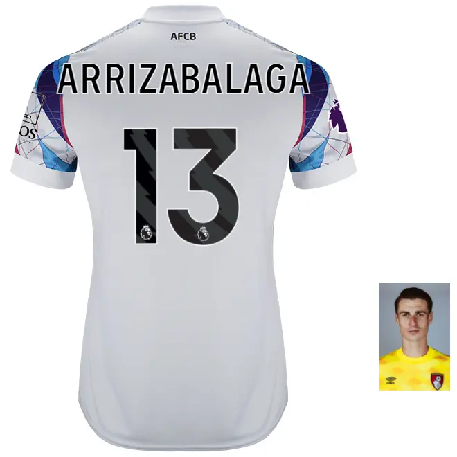 womens-goalkeeper-shirt-2425-lilac-13-kepa-arrizabalaga-gk24wmshirtli-13 Bournemouth Kit Collection | Premium AFC Bournemouth Merchandise