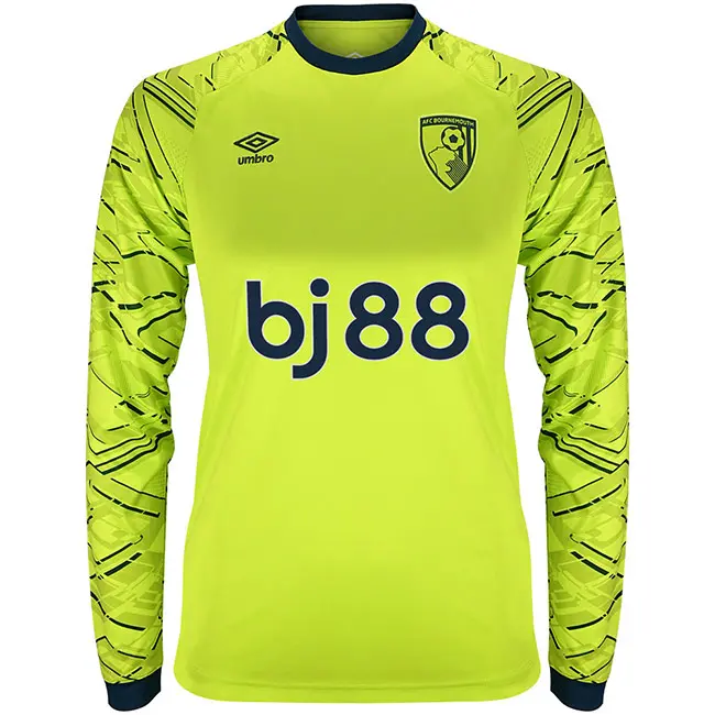 womens-goalkeeper-shirt-2526-acid-lime-gk25wmshirtal Bournemouth Kit Collection | Premium AFC Bournemouth Merchandise