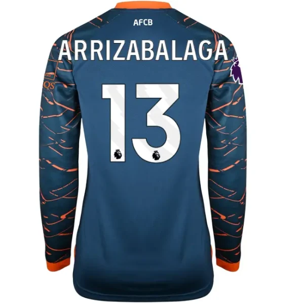 womens-goalkeeper-shirt-2526-majolica-blue-13-kepa-arrizabalaga-gk25wmshirtmb-13 Bournemouth Kit Collection | Premium AFC Bournemouth Merchandise