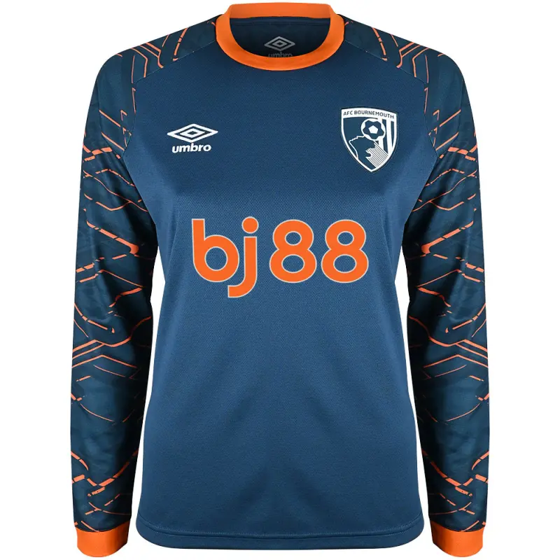 womens-goalkeeper-shirt-2526-majolica-blue-with-custom-printing-gk25wmshirtmb-custom Bournemouth Kit Collection | Premium AFC Bournemouth Merchandise