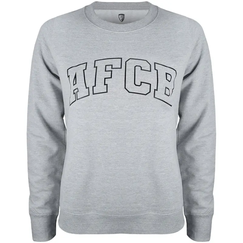 womens-hannah-sweatshirt-grey-hannahswtwmgr Bournemouth Kit Collection | Premium AFC Bournemouth Merchandise