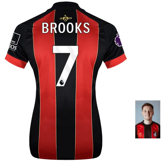 womens-home-shirt-2425-red-black-7-david-brooks-home24ldshirt-07 Bournemouth Kit Collection | Premium AFC Bournemouth Merchandise