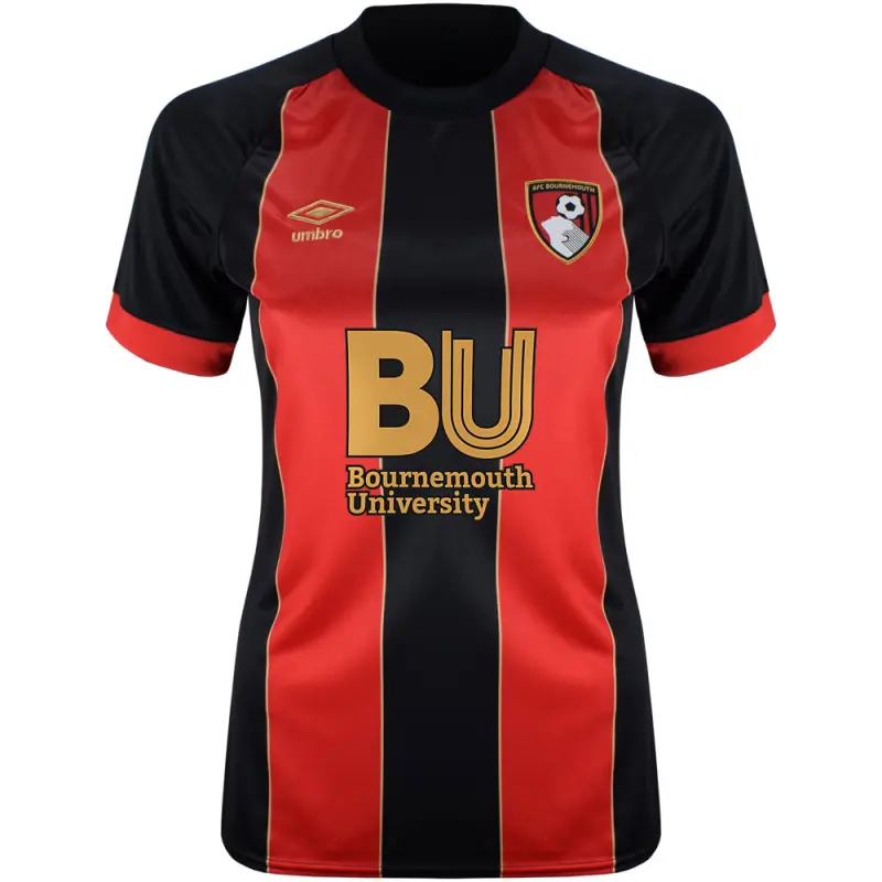 womens-home-shirt-2425-red-black-bu-home24ldshirtbu Bournemouth Kit Collection | Premium AFC Bournemouth Merchandise
