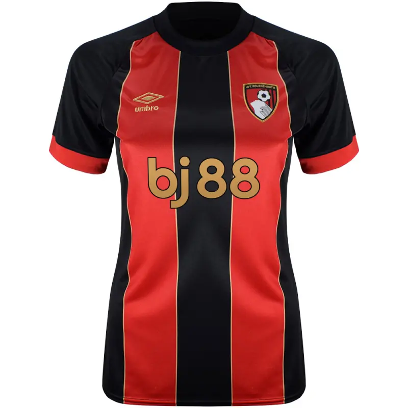 womens-home-shirt-2425-red-black-home24ldshirt Bournemouth Kit Collection | Premium AFC Bournemouth Merchandise
