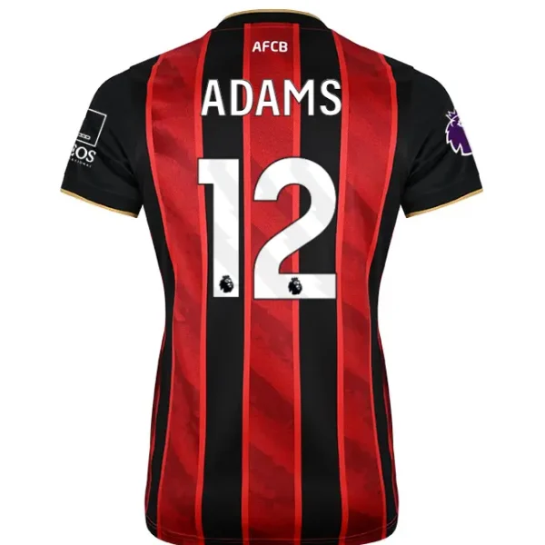 womens-home-shirt-2526-redblack-12-tyler-adams-home25ldshirt-12 Bournemouth Kit Collection | Premium AFC Bournemouth Merchandise
