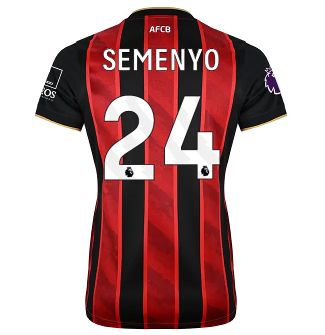 womens-home-shirt-2526-redblack-24-antoine-semenyo-home25ldshirt-24 Bournemouth Kit Collection | Premium AFC Bournemouth Merchandise