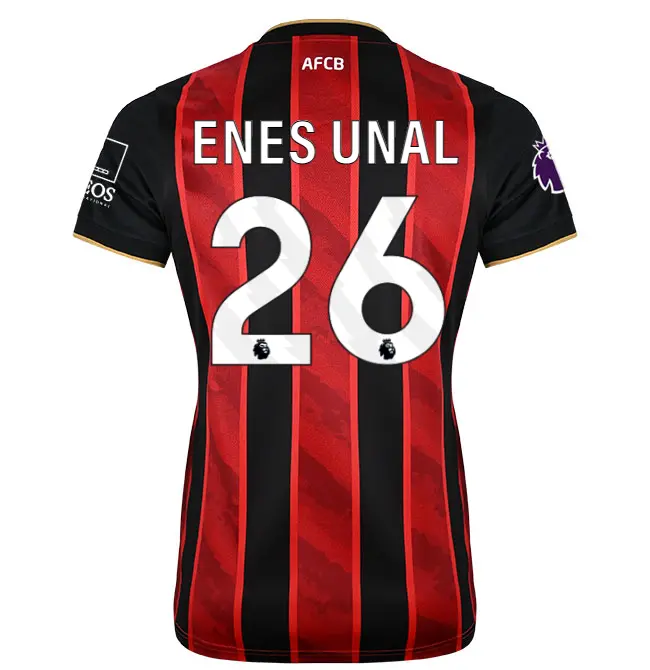 womens-home-shirt-2526-redblack-26-enes-nal-home25ldshirt-26 Bournemouth Kit Collection | Premium AFC Bournemouth Merchandise