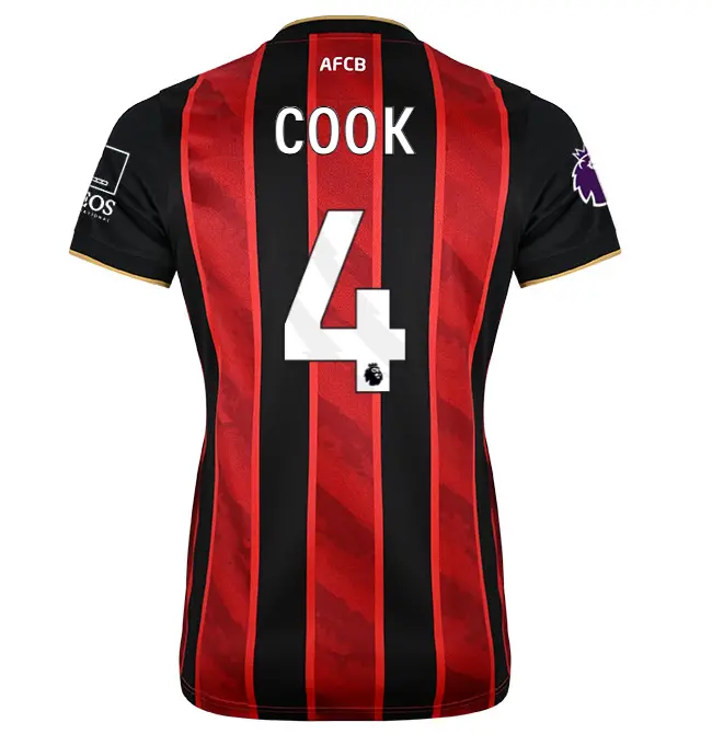 womens-home-shirt-2526-redblack-4-lewis-cook-home25ldshirt-04 Bournemouth Kit Collection | Premium AFC Bournemouth Merchandise