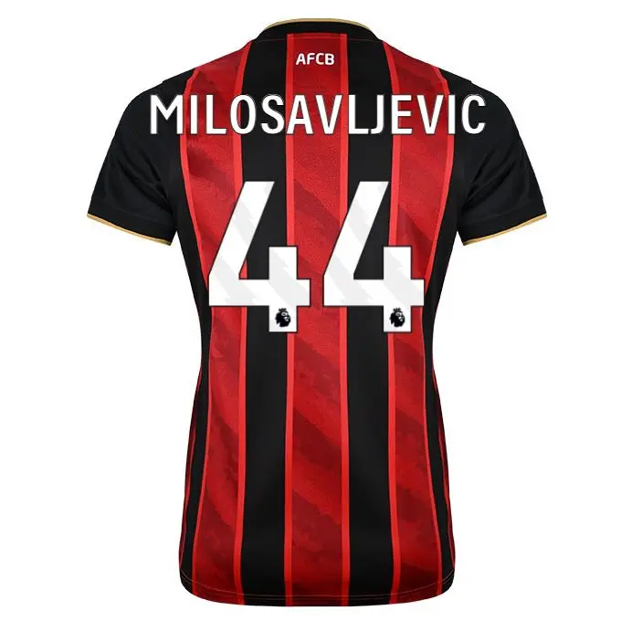 womens-home-shirt-2526-redblack-44-veljko-milosavljevi-home25ldshirt-44 Bournemouth Kit Collection | Premium AFC Bournemouth Merchandise