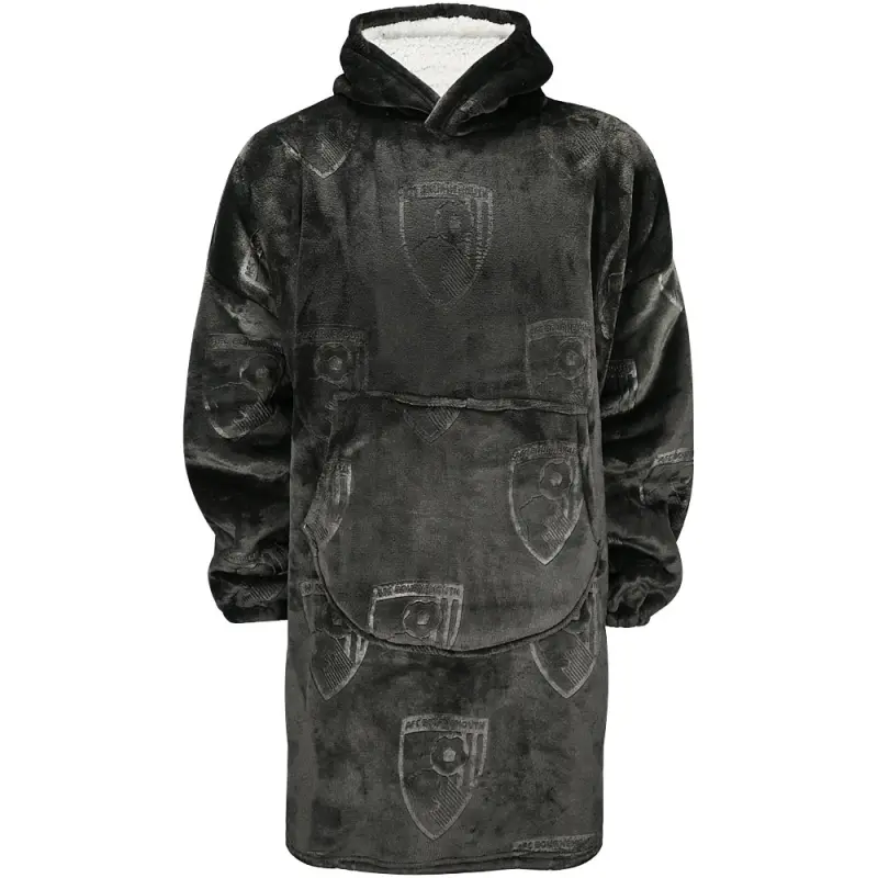 womens-oversized-sherpa-hoodie-black-ossherpawomblk Bournemouth Kit Collection | Premium AFC Bournemouth Merchandise