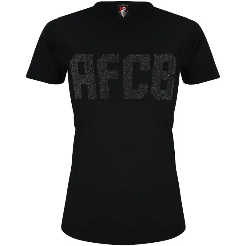womens-phoebe-t-shirt-black-phoebeteeadbk Bournemouth Kit Collection | Premium AFC Bournemouth Merchandise