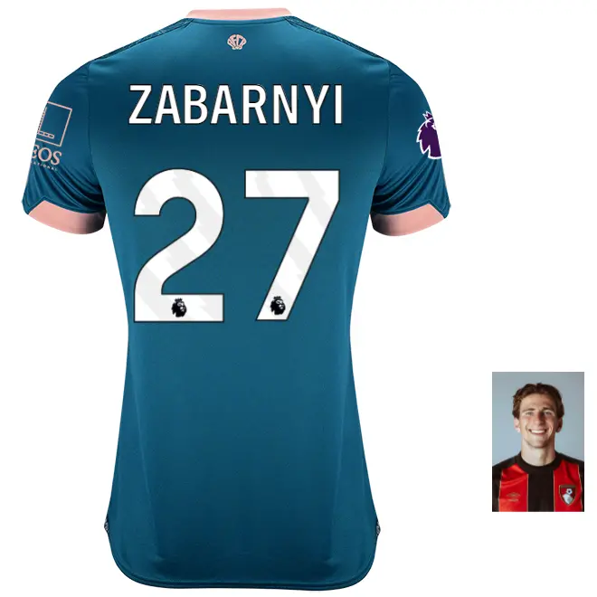 womens-third-shirt-2425-lagoon-green-27-illia-zabarnyi-thrd24ldshirt-27 Bournemouth Kit Collection | Premium AFC Bournemouth Merchandise