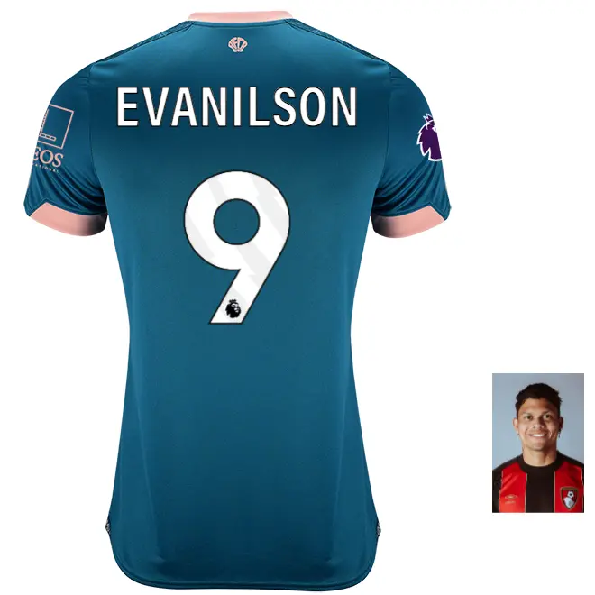 womens-third-shirt-2425-lagoon-green-9-evanilson-thrd24ldshirt-09 Bournemouth Kit Collection | Premium AFC Bournemouth Merchandise