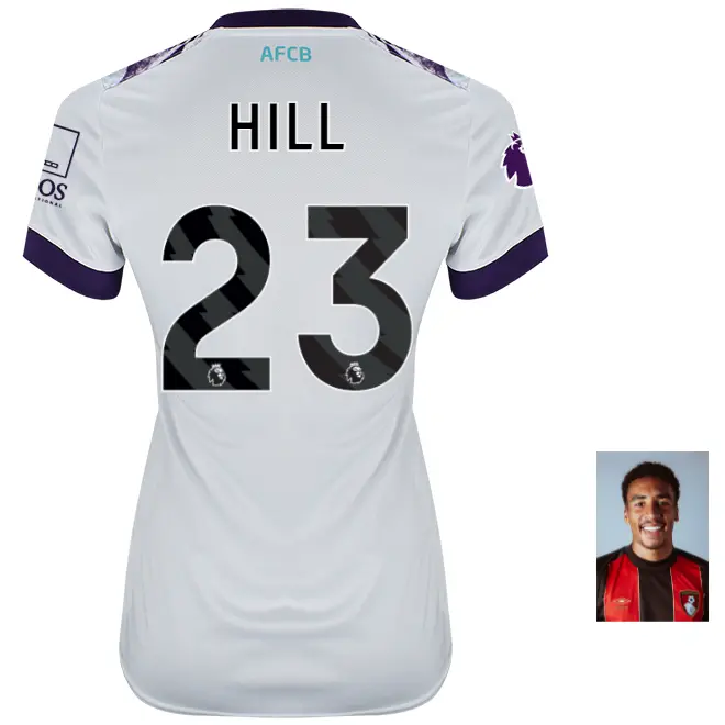 womens-unsponsored-away-shirt-2425-23-james-hill-away24ulshirt-23 Bournemouth Kit Collection | Premium AFC Bournemouth Merchandise