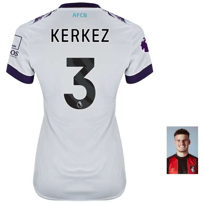 womens-unsponsored-away-shirt-2425-3-milos-kerkez-away24ulshirt-03 Bournemouth Kit Collection | Premium AFC Bournemouth Merchandise