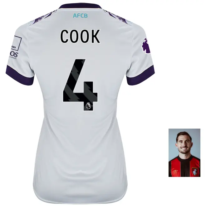womens-unsponsored-away-shirt-2425-4-lewis-cook-away24ulshirt-04 Bournemouth Kit Collection | Premium AFC Bournemouth Merchandise