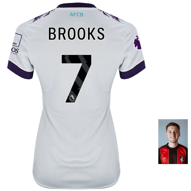 womens-unsponsored-away-shirt-2425-7-david-brooks-away24ulshirt-07 Bournemouth Kit Collection | Premium AFC Bournemouth Merchandise
