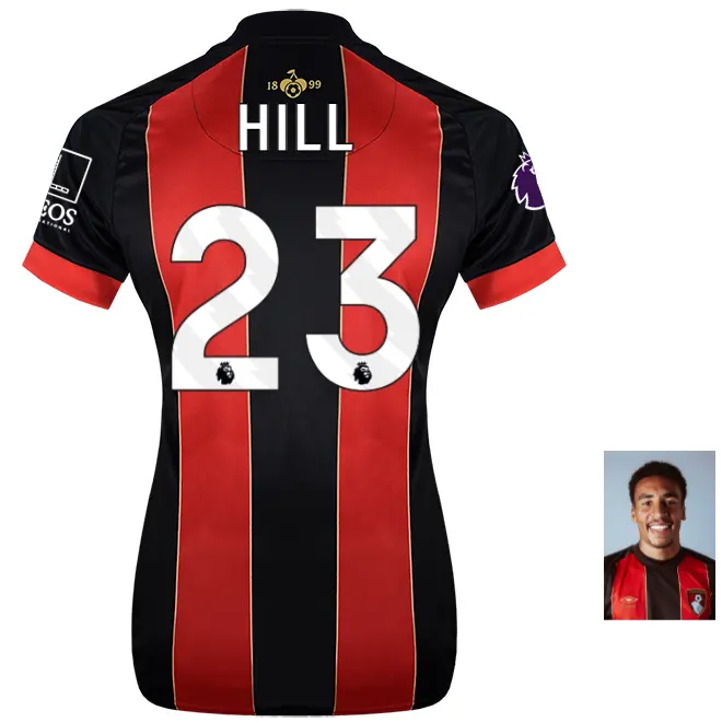 womens-unsponsored-home-shirt-2425-23-james-hill-home24ulshirt-23 Bournemouth Kit Collection | Premium AFC Bournemouth Merchandise