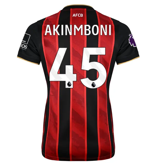 womens-unsponsored-home-shirt-2526-45-akinmboni-home25ulshirt-45 Bournemouth Kit Collection | Premium AFC Bournemouth Merchandise
