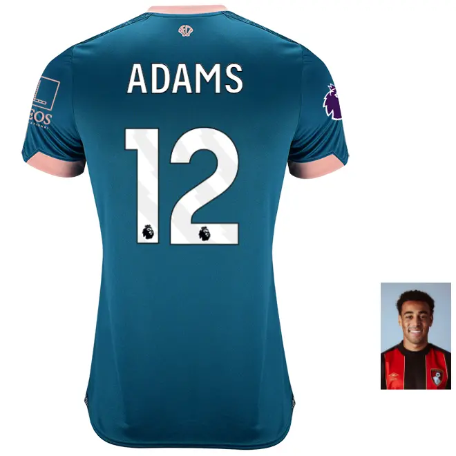 womens-unsponsored-third-shirt-2425-12-tyler-adams-thrd24ulshirt-12 Bournemouth Kit Collection | Premium AFC Bournemouth Merchandise