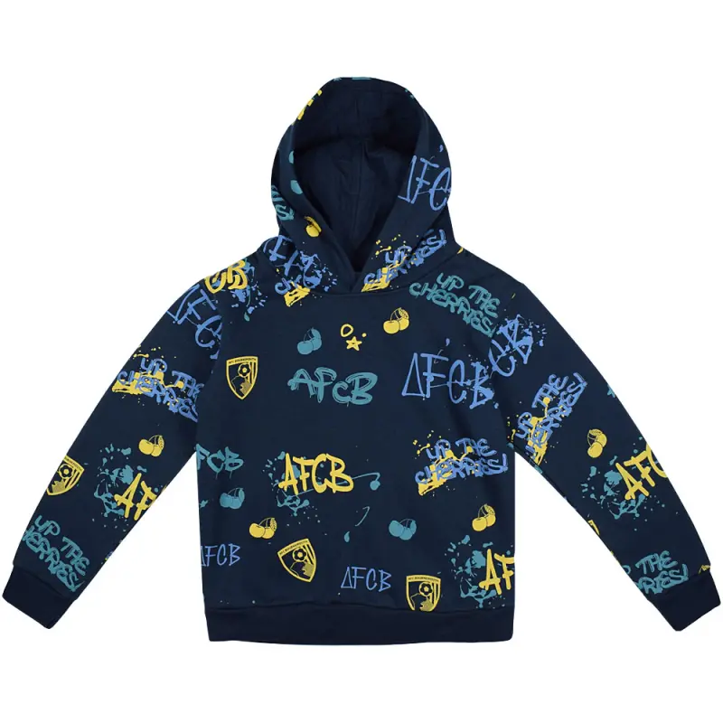 youths-twain-hoodie-navy-twainhdytnv Bournemouth Kit Collection | Premium AFC Bournemouth Merchandise